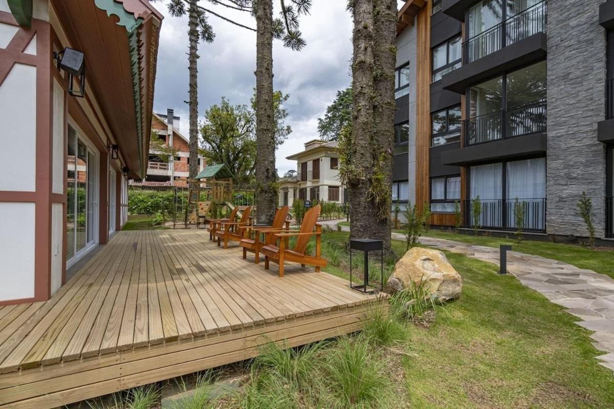 Rosa Edificio Bav Apartman Gramado Kültér fotó