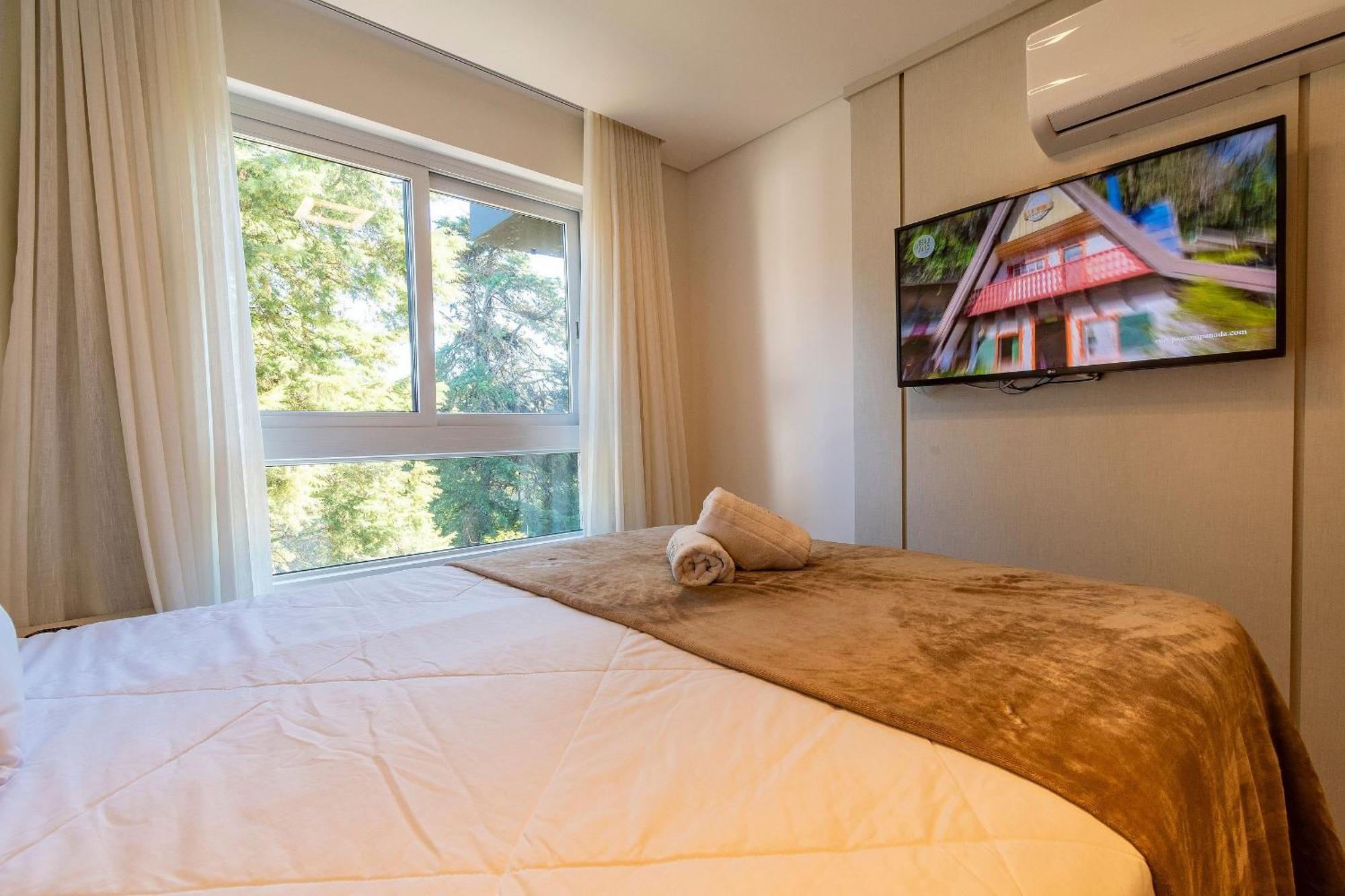 Rosa Edificio Bav Apartman Gramado Kültér fotó